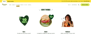 Loyalty programme examples: MyPanera reward programme snapshot